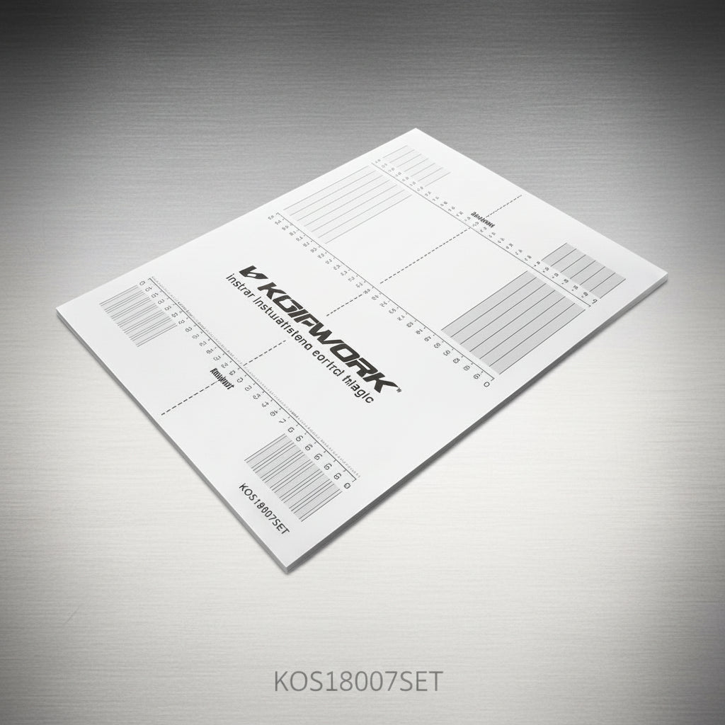 1/10 Sedan/Touring On-Road Car Extra Lightweight Pit Setup Board Set 300x400mm (w/Plastic Decal) by Koswork