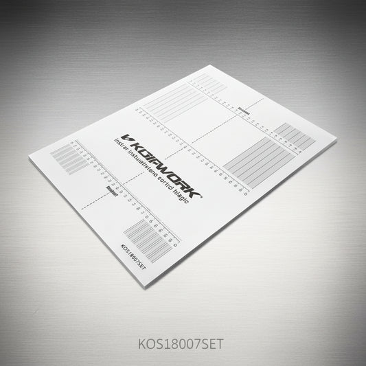 1/10 Sedan/Touring On-Road Car Extra Lightweight Pit Setup Board Set 300x400mm (w/Plastic Decal) by Koswork