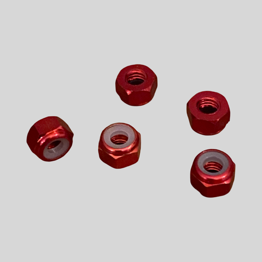 M4 Nylock Nuts (5) – Multiple Colours