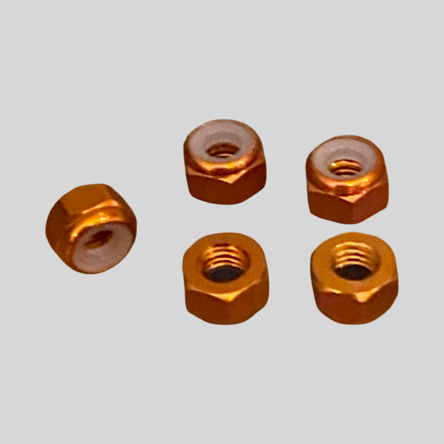 M4 Nylock Nuts (5) – Multiple Colours
