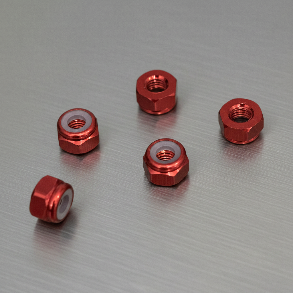 M3 Nylock Nuts (5) – Multiple Colours