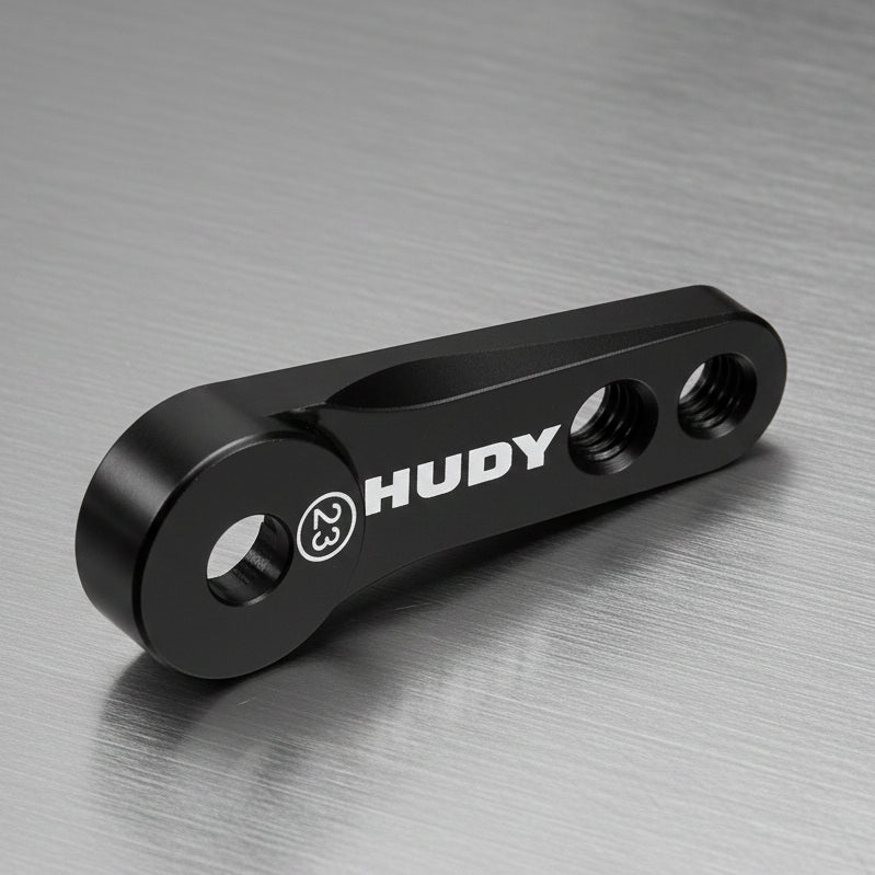HUDY ALU SERVO HORN - KO PROPO, SANWA - 2-HOLE M3 - 23T