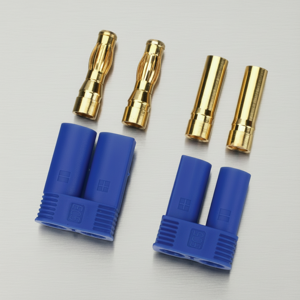 EC5 Device Connector Brass Male and Female Case