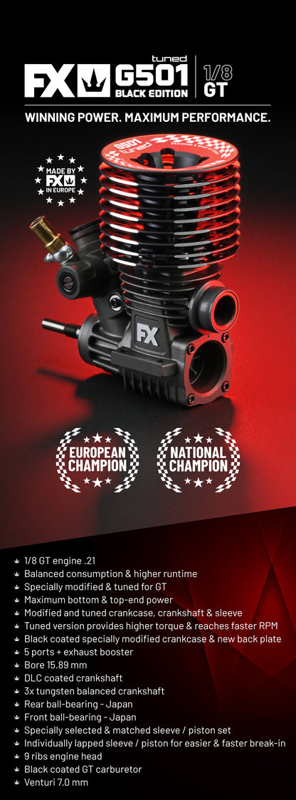 FX G501 Tuned Black Edition 1/8 GT Please order