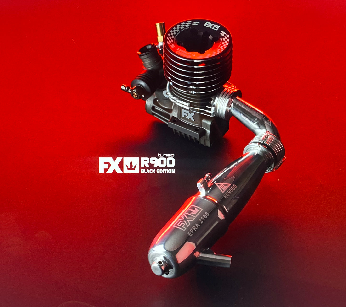 FX R900 TUNED - COMBO: ENGINE + MUFFLER 2168 + MANIFOLD ON-ROAD - SHORT
