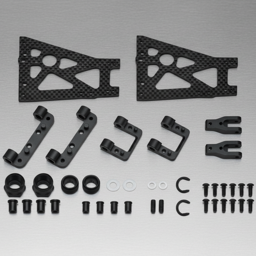 Carbon wishbone set fr SRX8GT (SER601413)