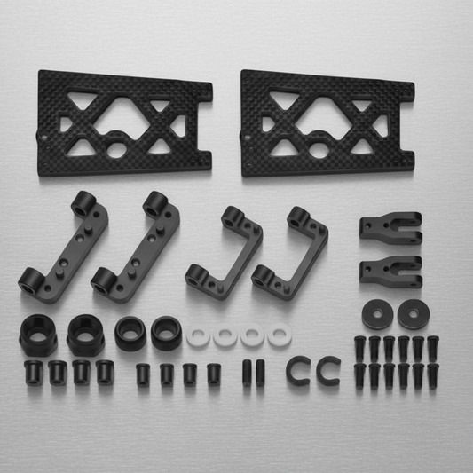 Carbon wishbone set rr SRX8GT (SER601414)