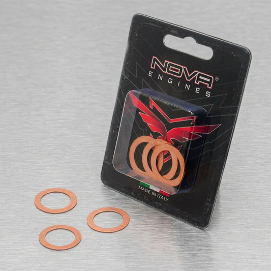 Nova Engines 16x22.5mm .21 Copper Head Gasket Shims .1mm