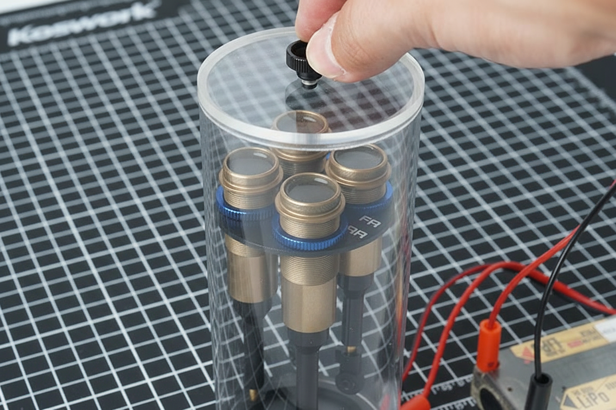 1/8 Off-Road H200mm Power Vacuum Pump/Air Removal (Hard Case) by Koswork IN TRANSIT