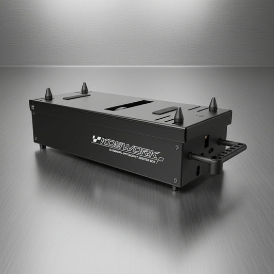 775x2 Aluminum Lightweight Starter Box (Off Road / GT) by Koswork (Batteries not included)