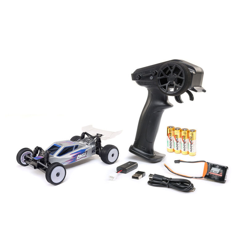 1/24 Micro-B 2WD Buggy RTR, Silver by Losi SRP