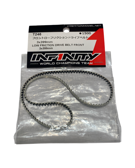 Infinity Low Friction Drive Belt Front 3x399mm