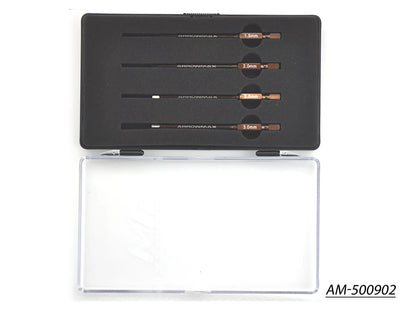 Arrowmax Power Tool Tip Set 4 Pieces with Plastic Case