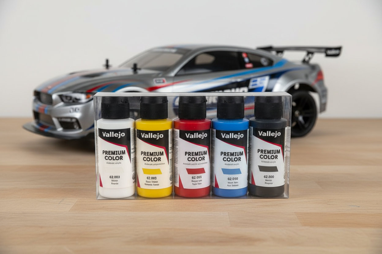 Vallejo – Premium Color – Basic Opaque 5 Color Set