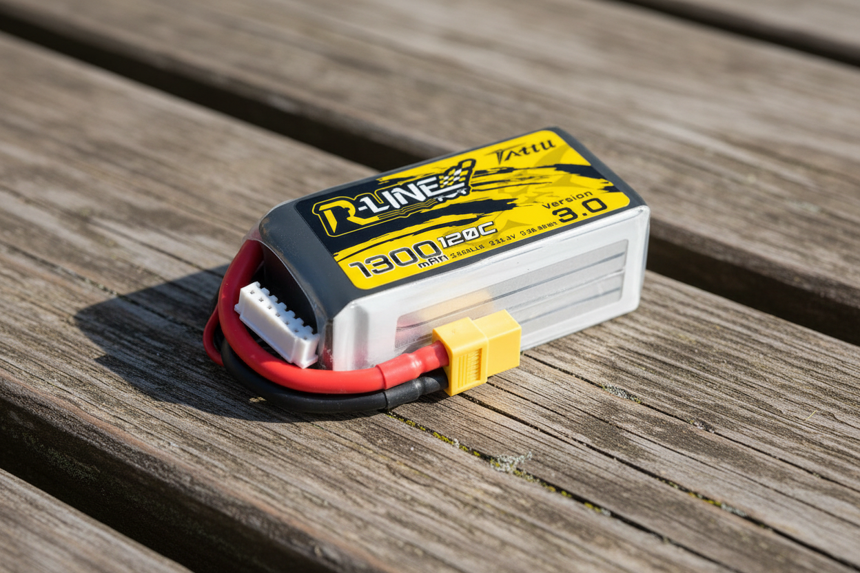 Tattu R-Line Version 3.0 1300mAh 22.2V 120C 6S1P Lipo Battery Pack with XT60 Plug 5 DAY DELIVERY