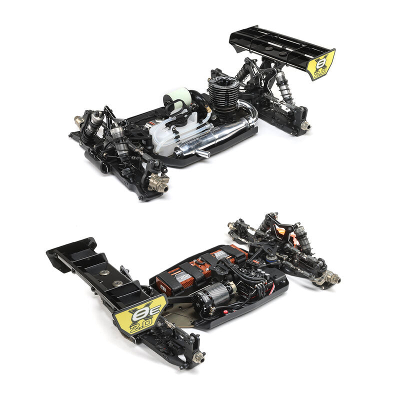 TLR 8ight X/E 2.0 Combo Nitro/Electric 1/8 Buggy 4WD Kit (Limited time offer While Stocks Last)