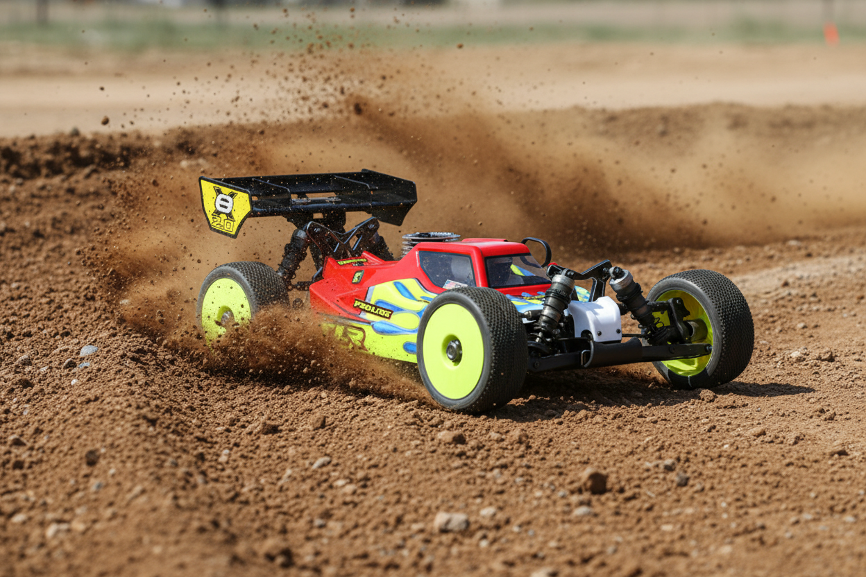 TLR 8ight X/E 2.0 Combo Nitro/Electric 1/8 Buggy 4WD Kit (Limited time offer While Stocks Last)