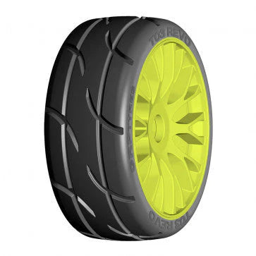 GRP 1/8 GT Rubber Tire Revo XM5 Yellow (2)